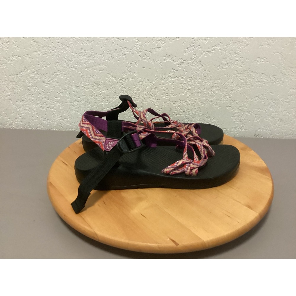 Chaco ZX/2 Classic Sandals Women 11 Purple Multi Strap Vibram Sole